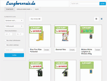 Tablet Screenshot of langkornreis.de